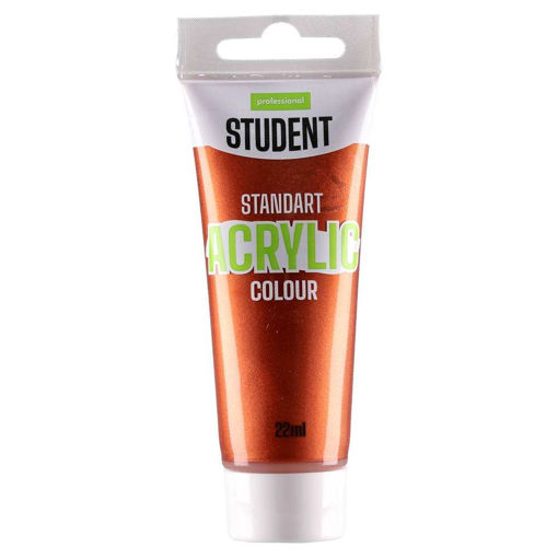 Picture of STUDENT ACRYLIC PAINT 22ML METALLIC BROWN